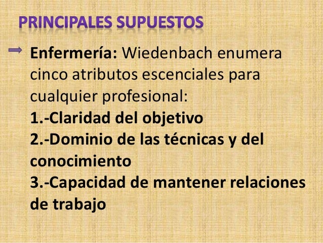 Ernestine Weidenbach Teoria del arte de la enfermería