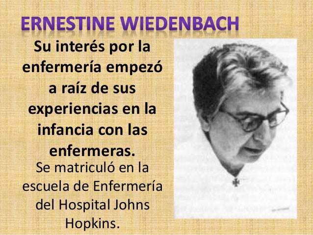 Ernestine wiedenbach teoria