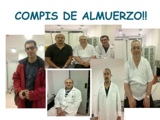 Programas de paciente crónico: - HTA - Diabetes - Hiperlipidemia - Obesidad Controlar y registrar las constantes: - Pulso, talla y peso - TA, Niveles de glucemia Controlar la medicación y el tto de cada paciente 