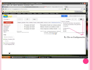 1. Clic en Configuración.
 