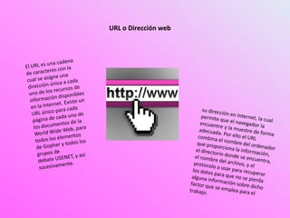 URL o Dirección web
 