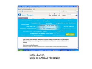 ULTRA –RAPIDONIVEL DE CLARIDAD Y EFICENCIA