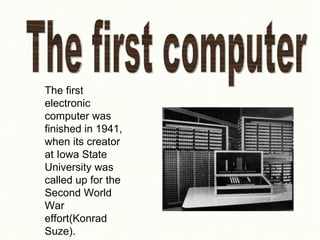 First Computer Inn World Inventions | PPT