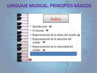 Lenguaje musical básico
