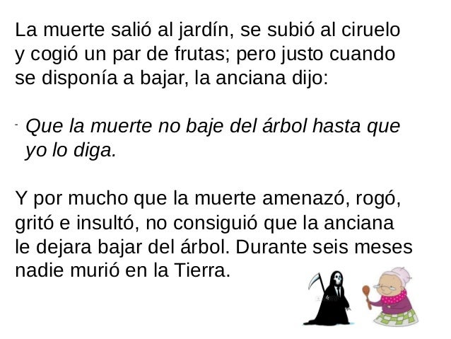 Cuento Una anciana muy lista