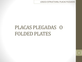 Placas Plegadas Placas plegadas y Voladizos | PDF