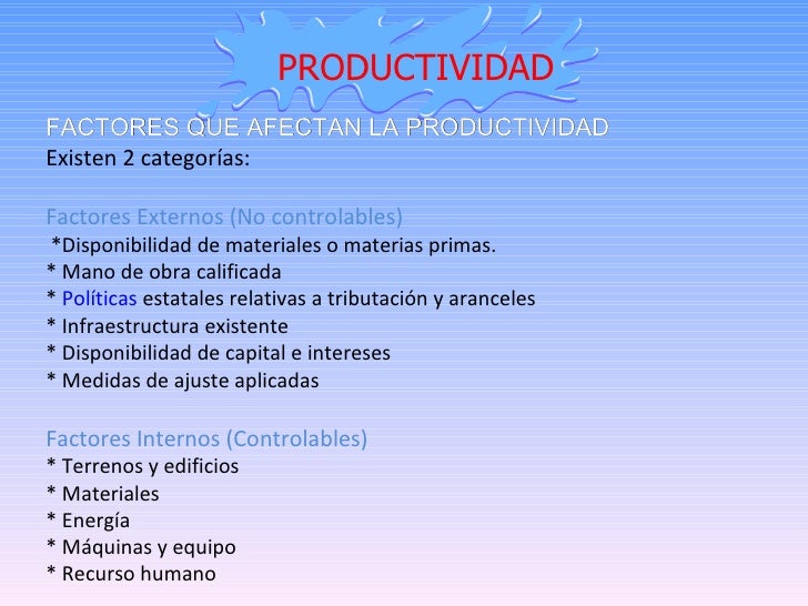 Presentación1 productividad