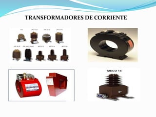 TRANSFORMADORES DE CORRIENTE
 