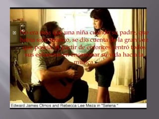  No era más que una niña cuando su padre, que
había sido músico, se dio cuenta de la gran voz
que poseía. A partir de entonces centró todos
sus esfuerzos en encaminar su vida hacia la
música.
 