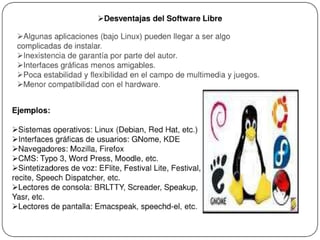 Presentación1 (software libre y propietario)