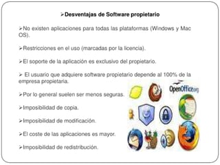 Presentación1 (software libre y propietario)
