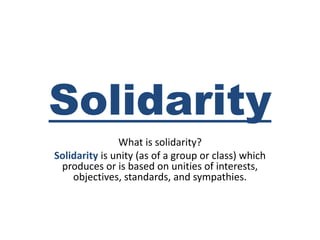 Solidarity | PPT