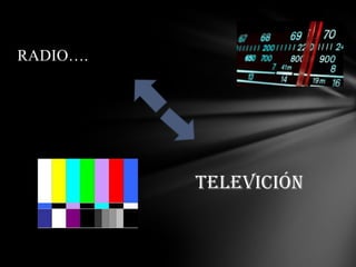 RADIO….
TELEVICIÓN
 