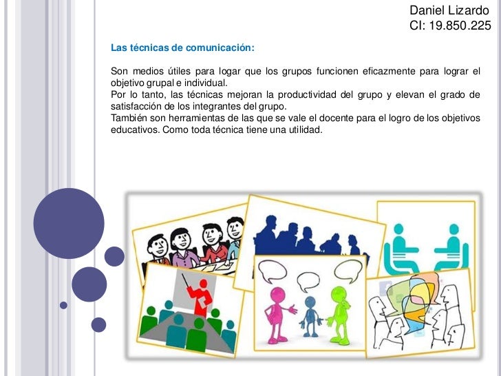 Tecnicas De Comunicacion Grupal