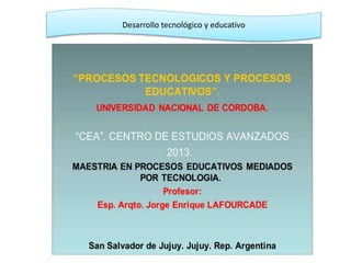 Desarrollo tecnológico y educativo
 