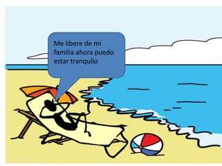Me libere de mi
familia ahora puedo
estar tranquilo
 