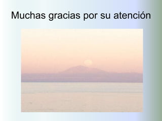 Muchas gracias por su atención
 
