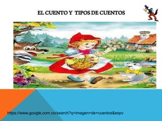 EL CUENTO Y TIPOS DE CUENTOS 
https://www.google.com.co/search?q=imagen+de+cuentos&espv 
 