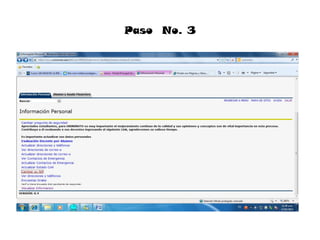 Paso No. 3
 