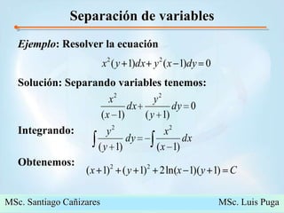 GeométricasMSc. Santiago Cañizares                                                  MSc. Luis Puga