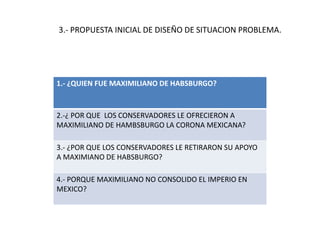           3.- PROPUESTA INICIAL DE DISEÑO DE SITUACION PROBLEMA.