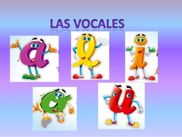 Resultado de imagen de las vocales animadas