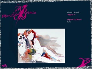 Pintura | Acuarela “ Mujer 5” Stefania Albiero Italia 