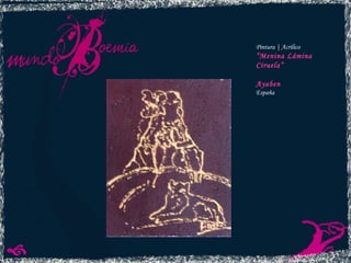 Pintura | Acrílico “ Menina Lámina  Ciruela” Ayaben España 