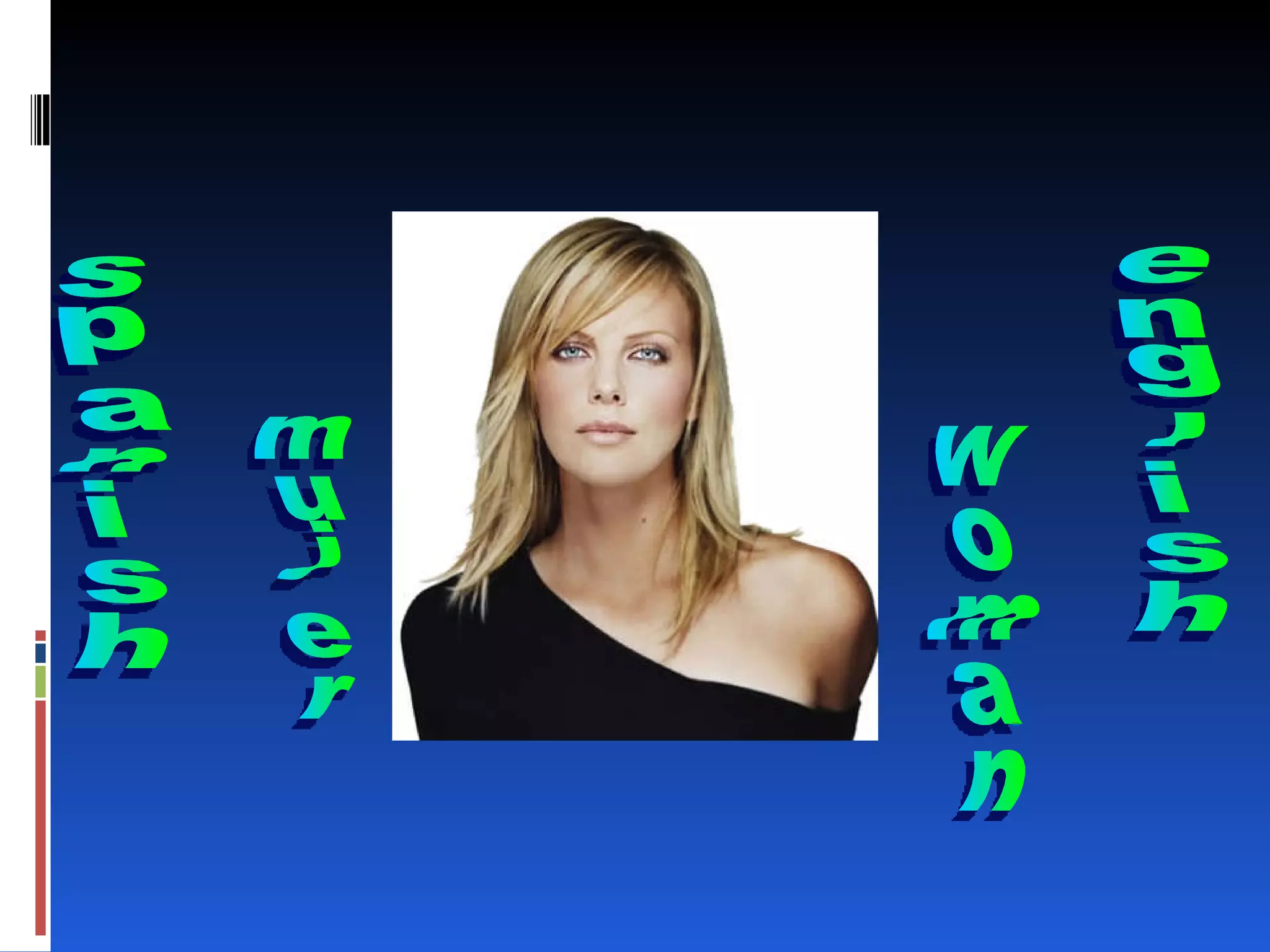 spanish english woman mujer