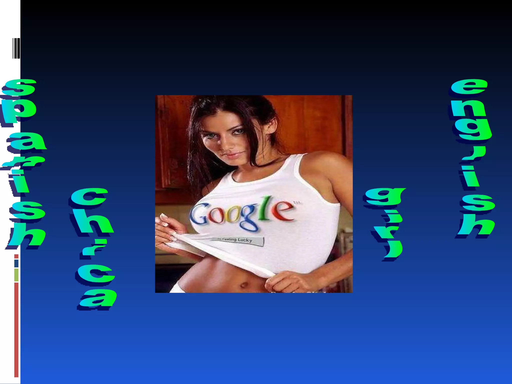 english girl spanish chica