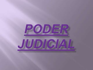 PODER JUDICIAL 