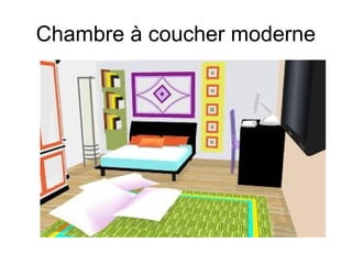 Chambre à coucher moderne
 