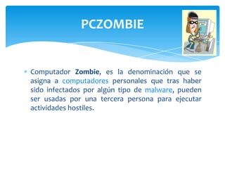 Es un programa, dentro de la categoría malware, que se instala furtivamente en un ordenador para recopilar información sobre las actividades realizadas en éste. La función más común que tienen estos programas es la de recopilar información sobre el usuario y distribuirlo a empresas publicitarias u otras organizaciones interesadas.Los programas espía pueden ser instalados en un ordenador mediante un virus. SPYWARE