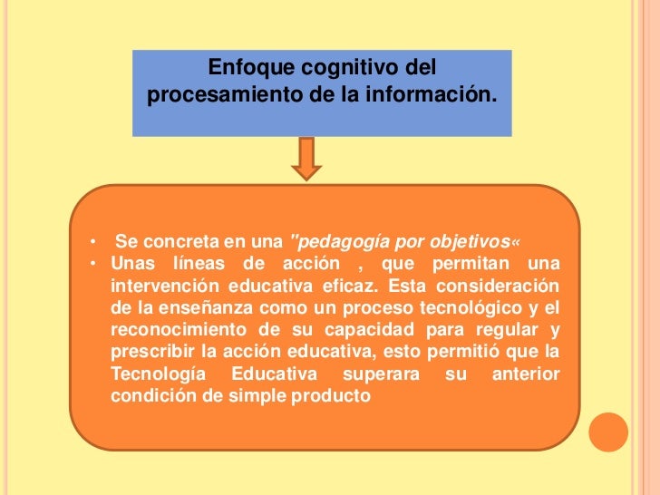 Resultado de imagen para enfoque cognitivo de la tecnologia