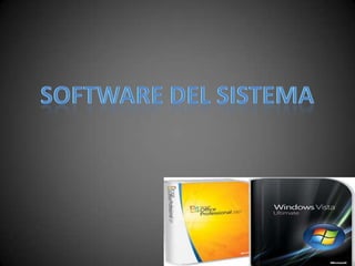 SOFTWARE del sistema 