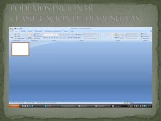 las vistas de power point