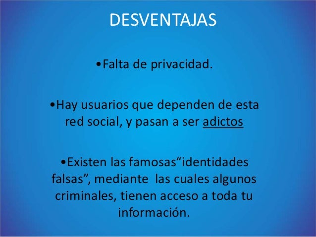 Ventajas Y Desventajas De Facebook Marcus Reid