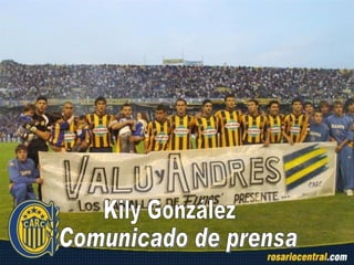 Comunicado de prensa Kily González 