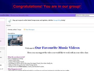 Congratulations! You are in our group! 