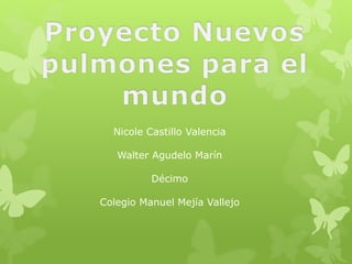 Nicole Castillo Valencia
Walter Agudelo Marín
Décimo
Colegio Manuel Mejía Vallejo
 