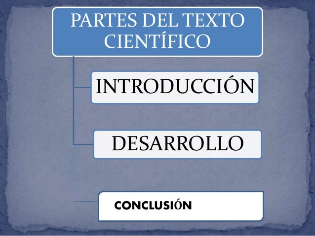texto cientifico