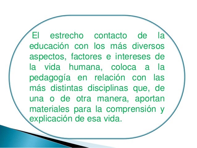 ciencias auxiliares de la pedagogía