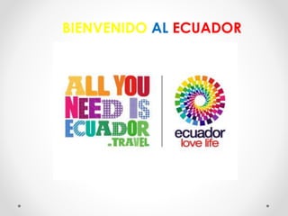BIENVENIDO AL ECUADOR
 