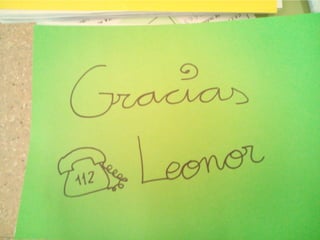 Gracias Leonor