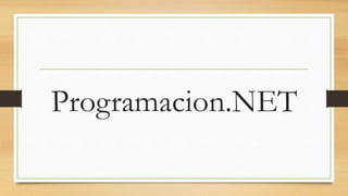 Programacion.NET
 