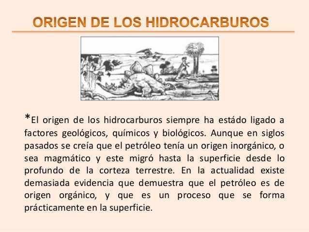 ORIGEN DE LOS HIDROCARBUROS