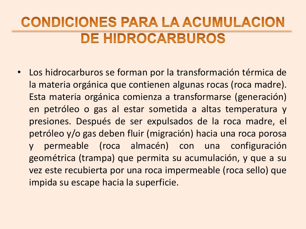 ORIGEN DE LOS HIDROCARBUROS