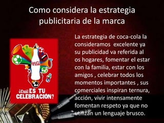COCA COLA  CARACTERIZACIÓN DEL CONSUMIDOR