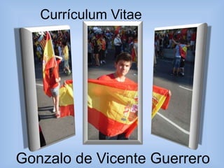 Currículum Vitae

Gonzalo de Vicente Guerrero

 