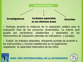 Reconstrucción adecuada del proceso de investigación.Contiene las partes definidas del informe.Escritura clara, ordenada y coherencia textual.Informe:  Titulo: Debe ser claro, breve, atractivo e informar acerca del objetivo fundamental de la investigación .